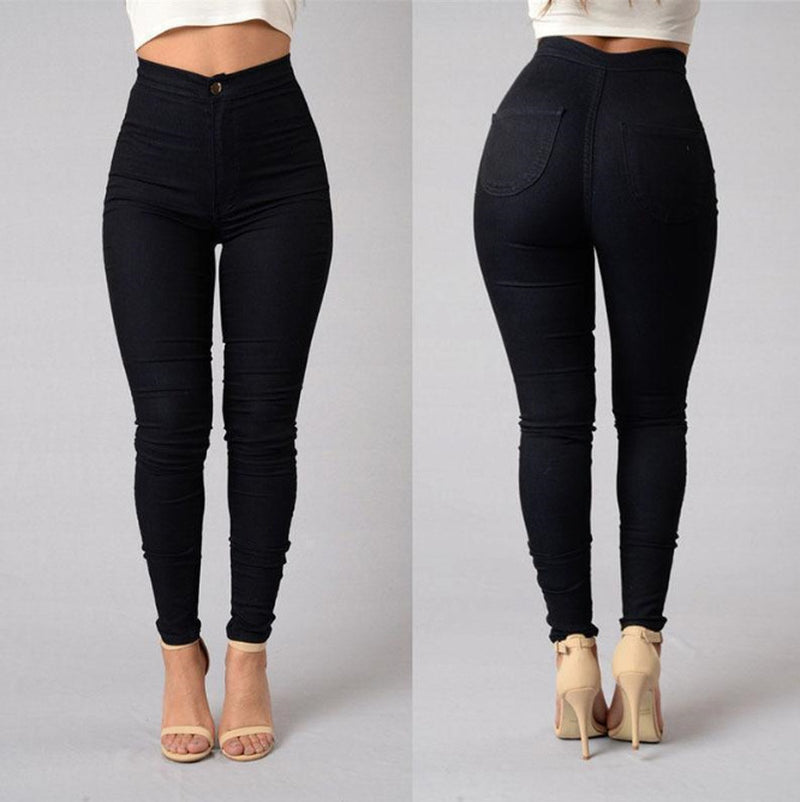 Ladies Fashion Slim Casual Stretch Skinny Jeans